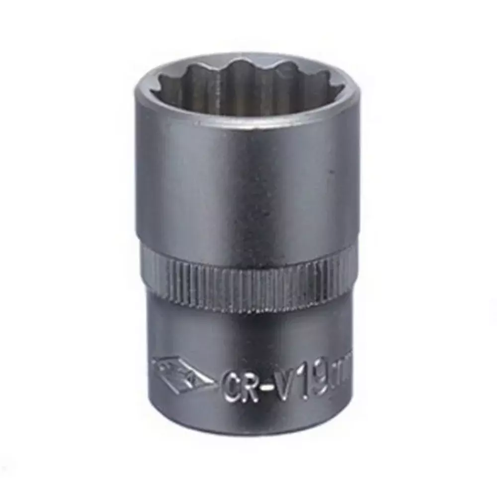 Soquete Estriado Encaixe 1/2" CRV 1/2X19MM Corneta 3310419