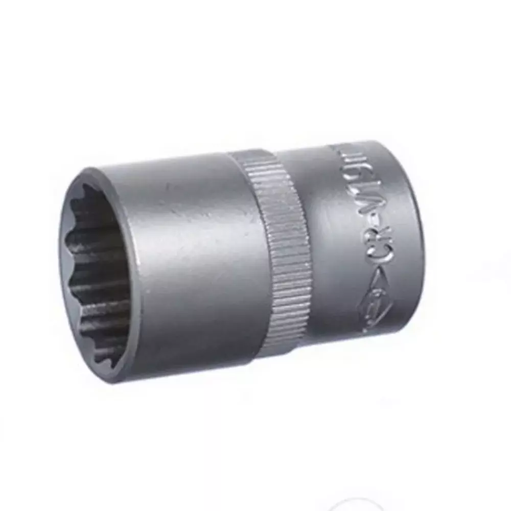 Soquete Estriado Encaixe 1/2" CRV 1/2X19MM Corneta 3310419