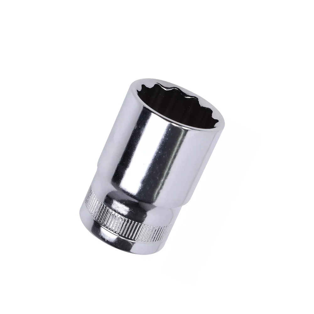 Soquete Estriado Encaixe 1/2" CRV 1/2X20MM Sata ST13611SC