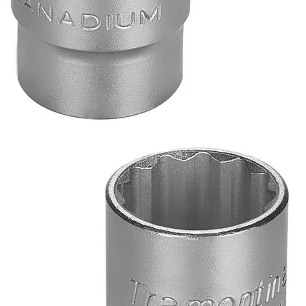 Soquete Estriado Encaixe 1/2" CRV 1/2X21MM Tramontina Pro 44833/121