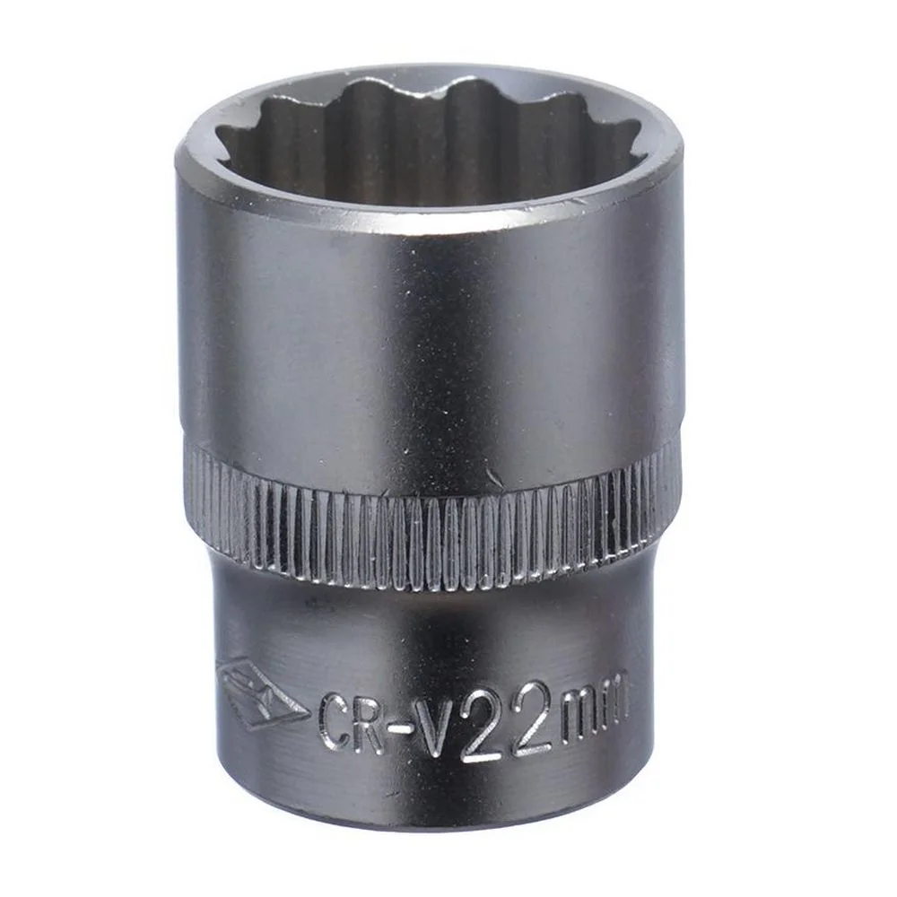 Soquete Estriado Encaixe 1/2" CRV 1/2X22MM Corneta 3310422