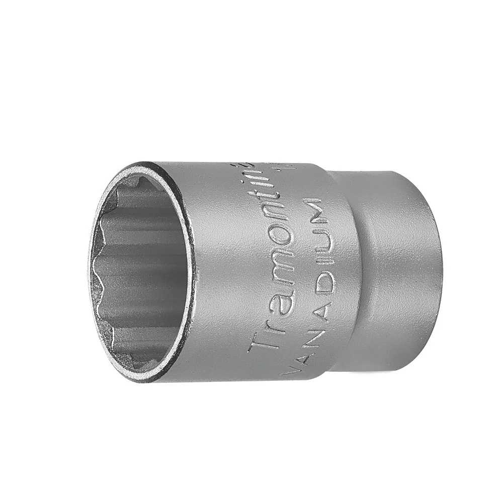 Soquete Estriado Encaixe 1/2" CRV 1/2X23MM Tramontina Pro 44833/123