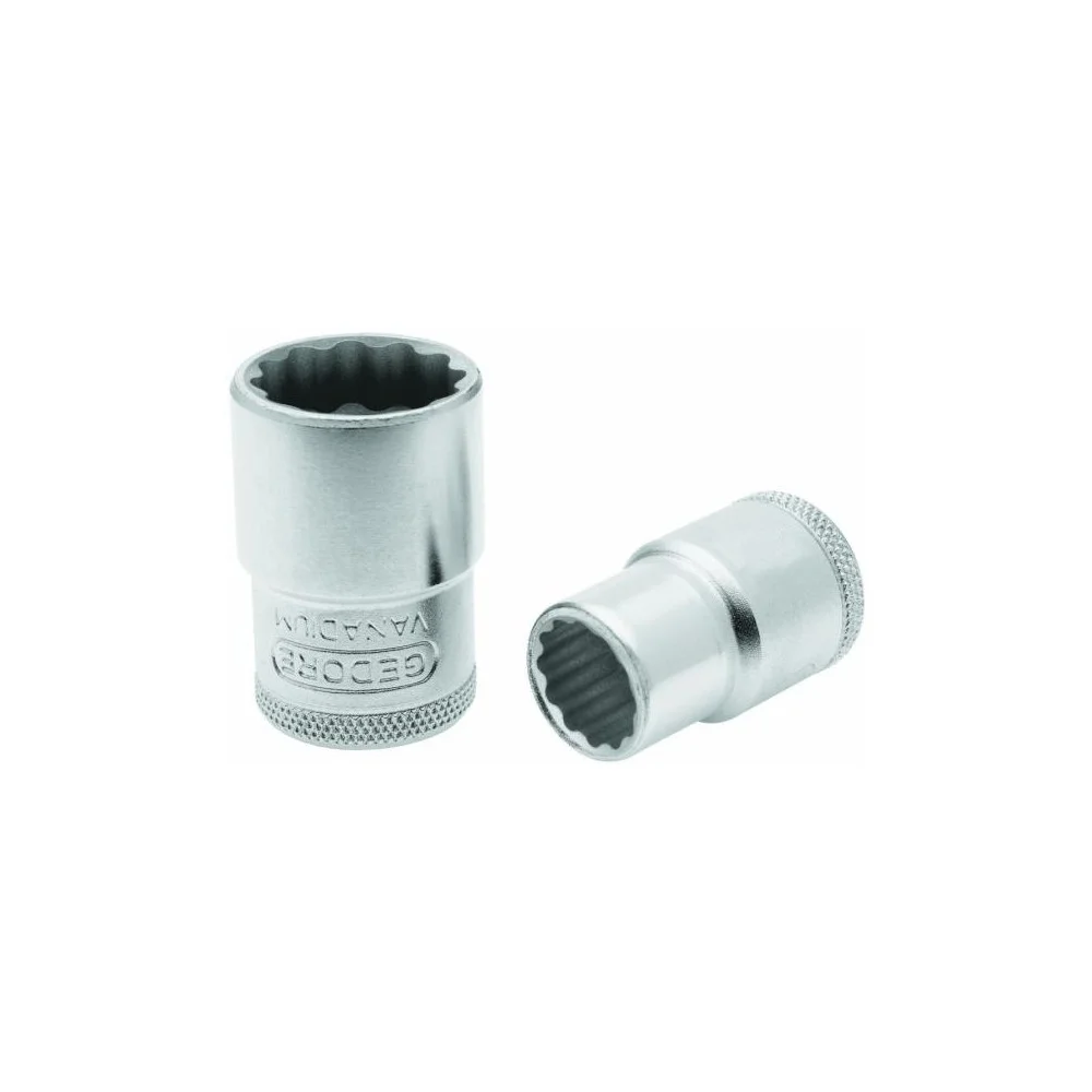 Soquete Estriado Encaixe 1/2" CRV 1/2X26MM Gedore D19