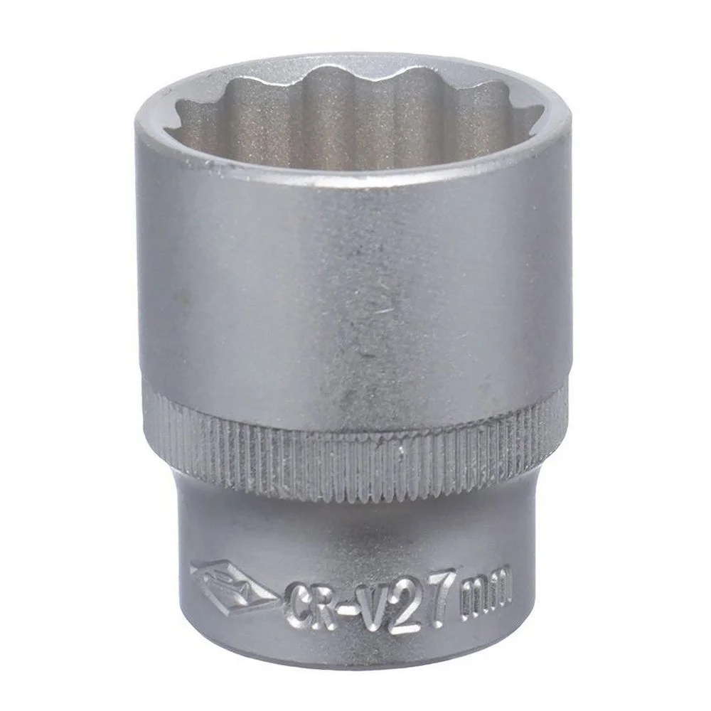 Soquete Estriado Encaixe 1/2" CRV 1/2X27MM Corneta 3310427