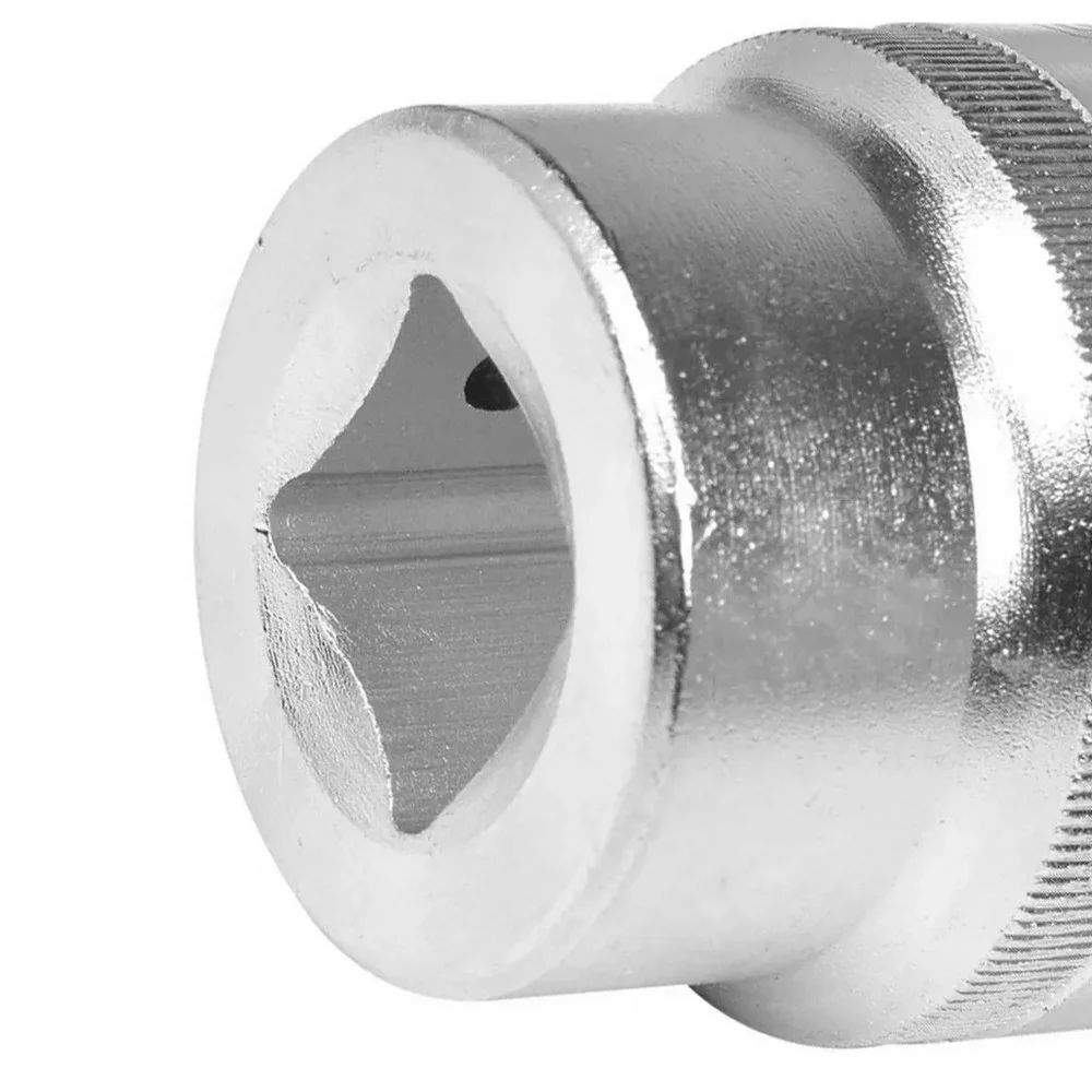 Soquete Estriado Encaixe 1/2" CRV 1/2X27MM Sata ST13616SC