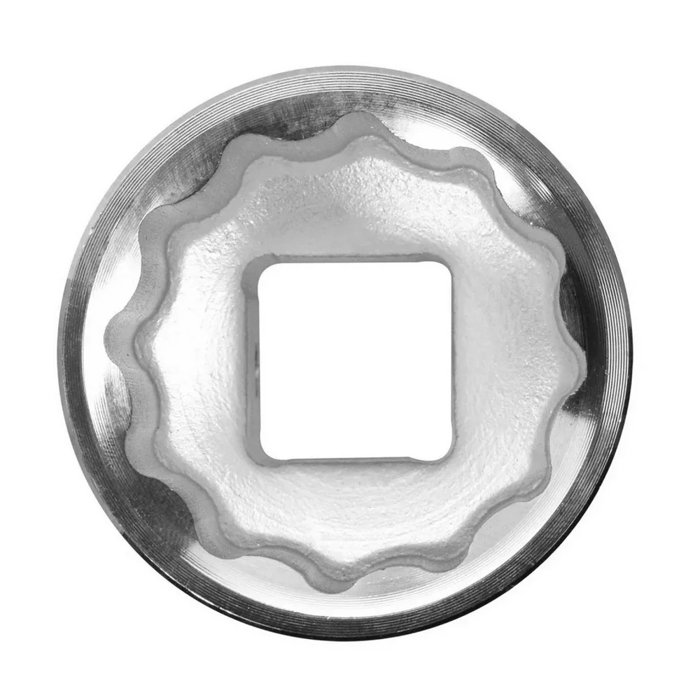 Soquete Estriado Encaixe 1/2" CRV 1/2X27MM Sata ST13616SC