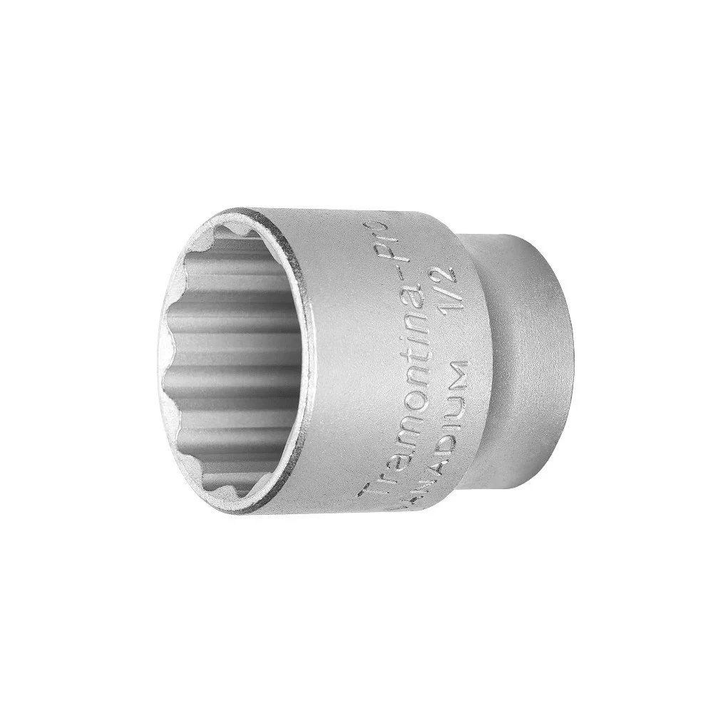 Soquete Estriado Encaixe 1/2" CRV 1/2X28MM Tramontina Pro 44833/128
