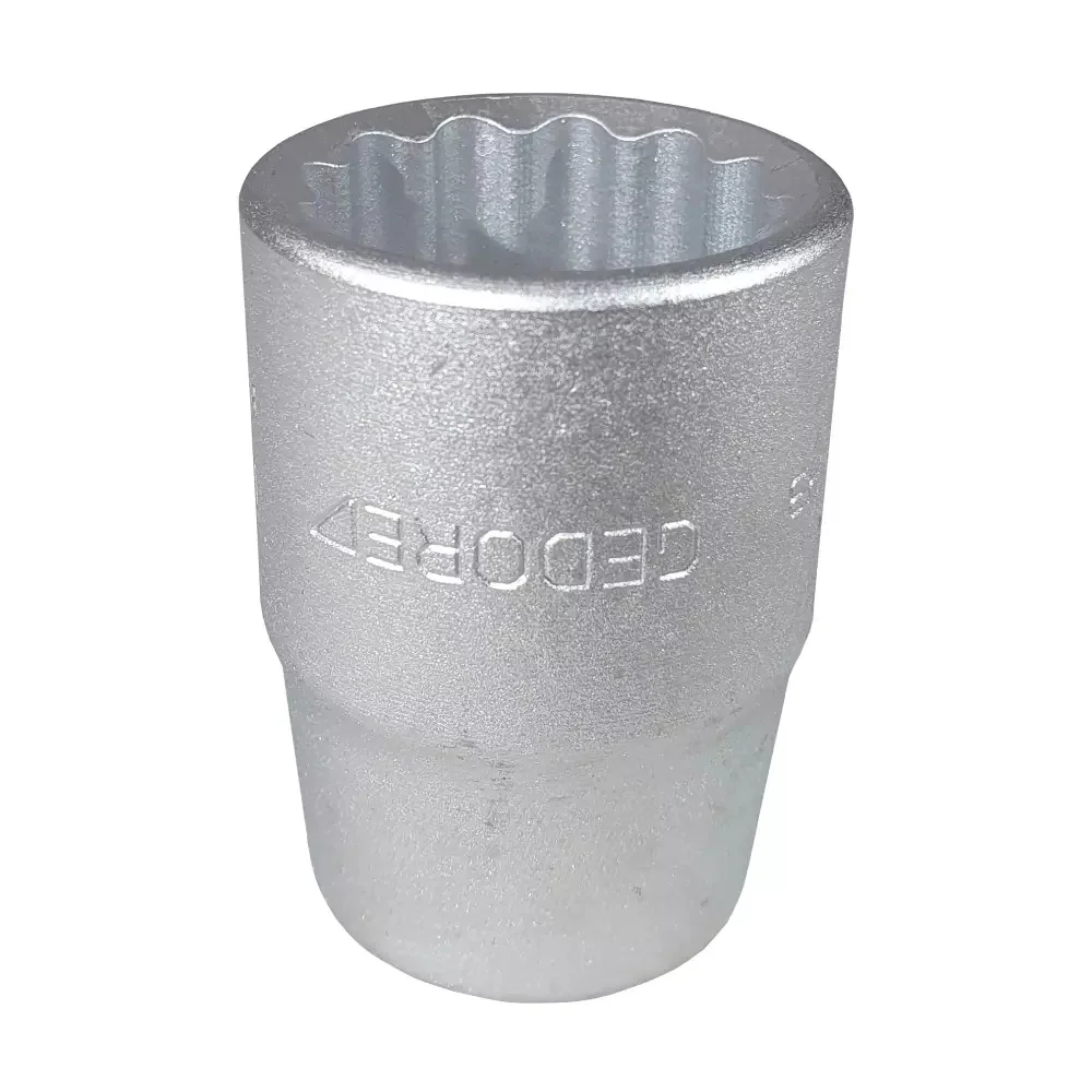 Soquete Estriado Encaixe 1/2" CRV 1/2X33MM Gedore D19