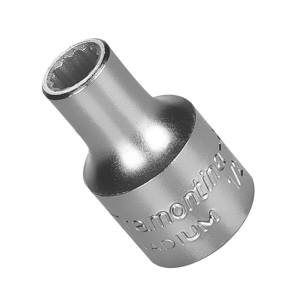 Soquete Estriado Encaixe 1/2" CRV 1/2X3/8" Tramontina Pro 44834/102