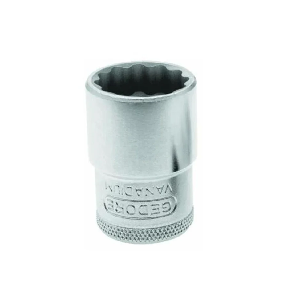 Soquete Estriado Encaixe 1/2" CRV 1/2X8MM Gedore D19