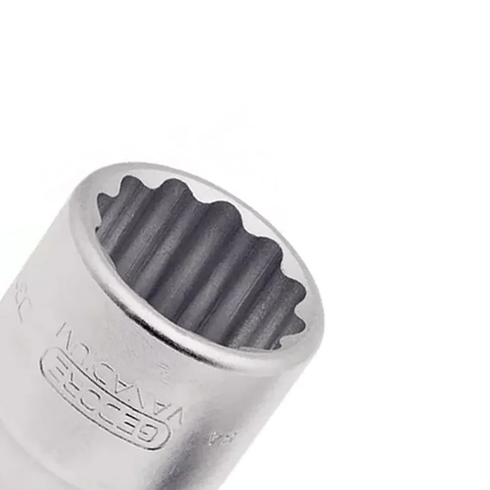 Soquete Estriado Encaixe 3/4" CRV 3/4X1.1/2" Gedore D32