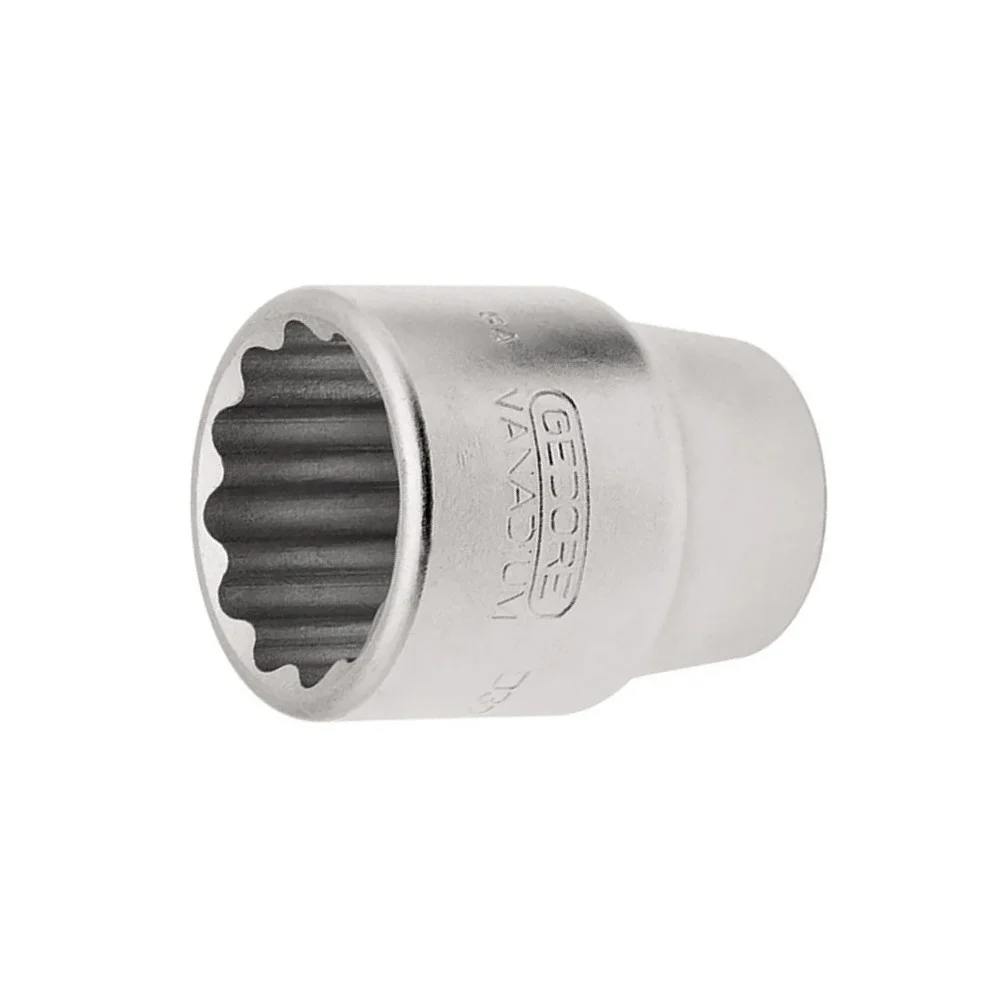 Soquete Estriado Encaixe 3/4" CRV 3/4X1.7/16" Gedore D32