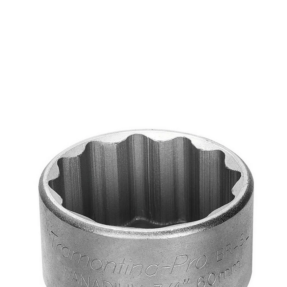 Soquete Estriado Encaixe 3/4" CRV 3/4X19MM Tramontina Pro 44853/119