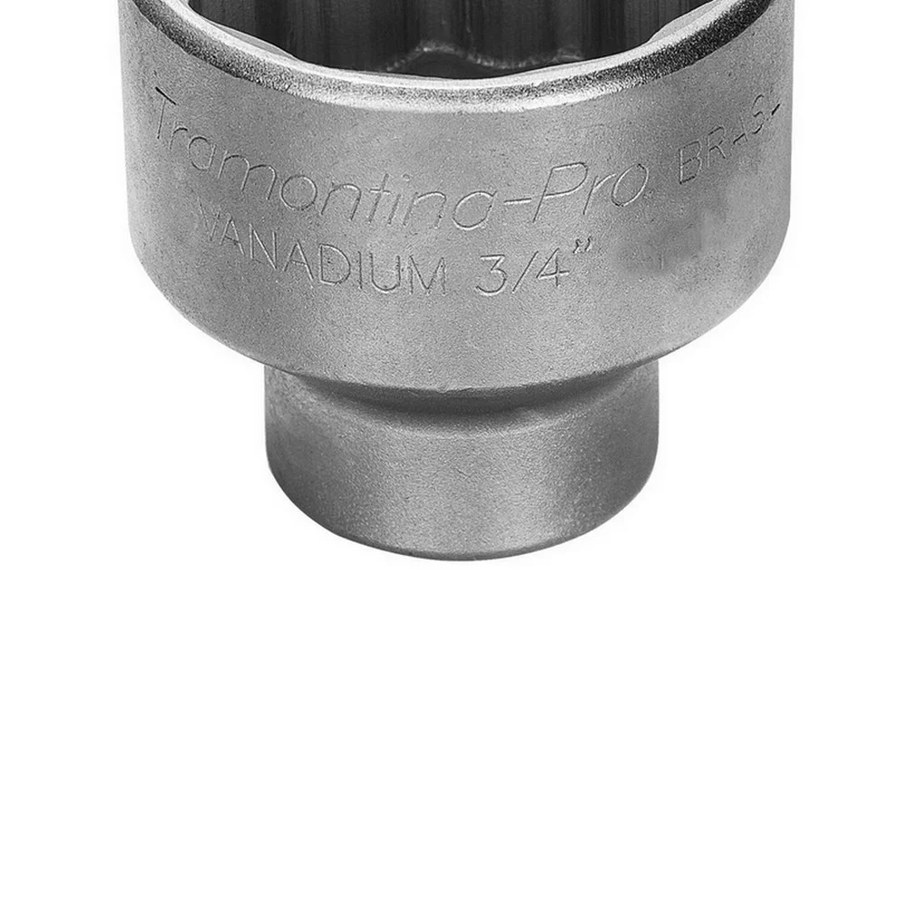 Soquete Estriado Encaixe 3/4" CRV 3/4X19MM Tramontina Pro 44853/119