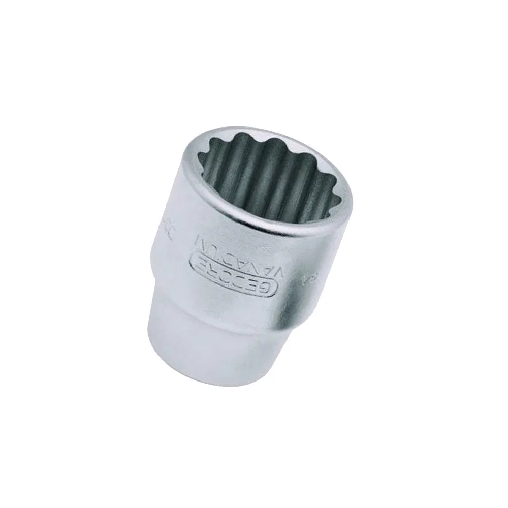 Soquete Estriado Encaixe 3/4" CRV 3/4X22MM Gedore D32
