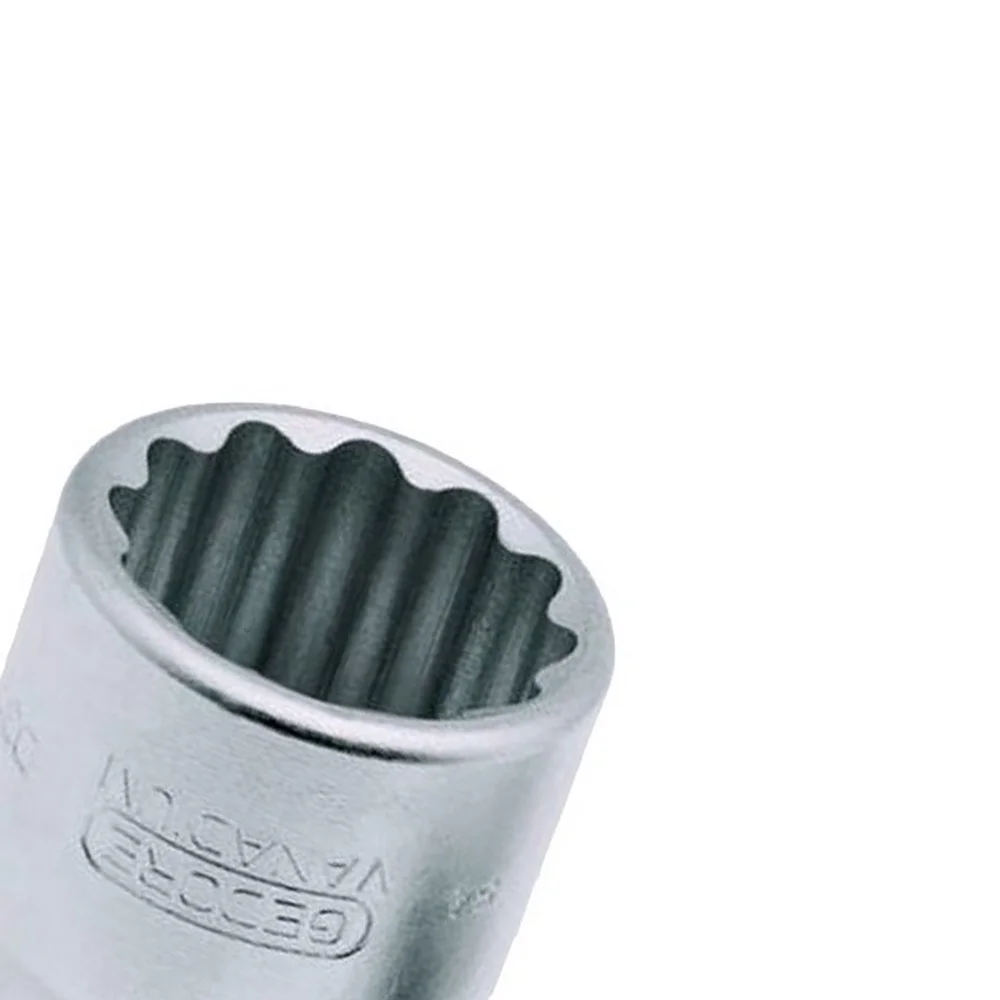Soquete Estriado Encaixe 3/4" CRV 3/4X22MM Gedore D32