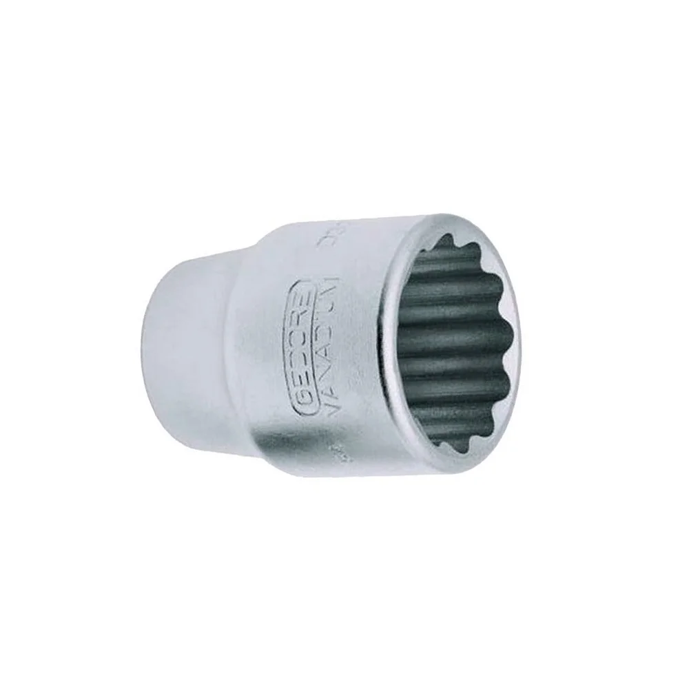 Soquete Estriado Encaixe 3/4" CRV 3/4X22MM Gedore D32