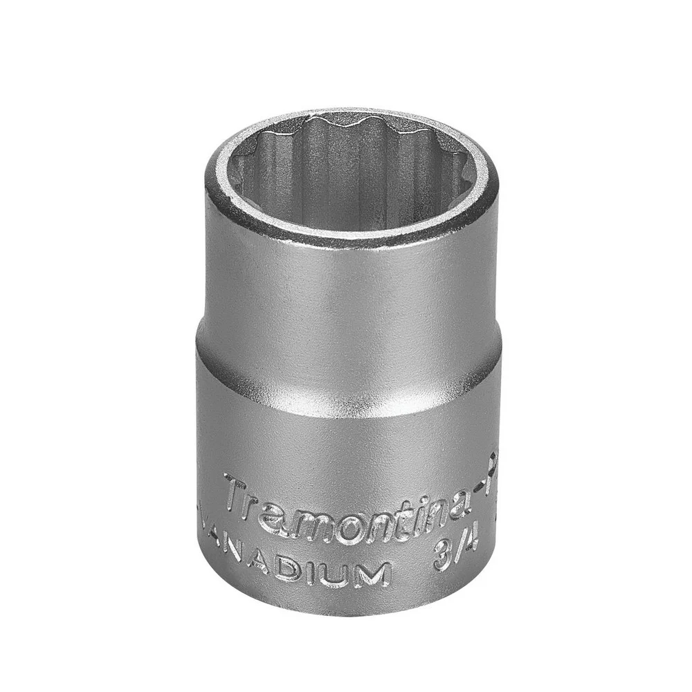 Soquete Estriado Encaixe 3/4" CRV 3/4X24MM Tramontina Pro 44853/124