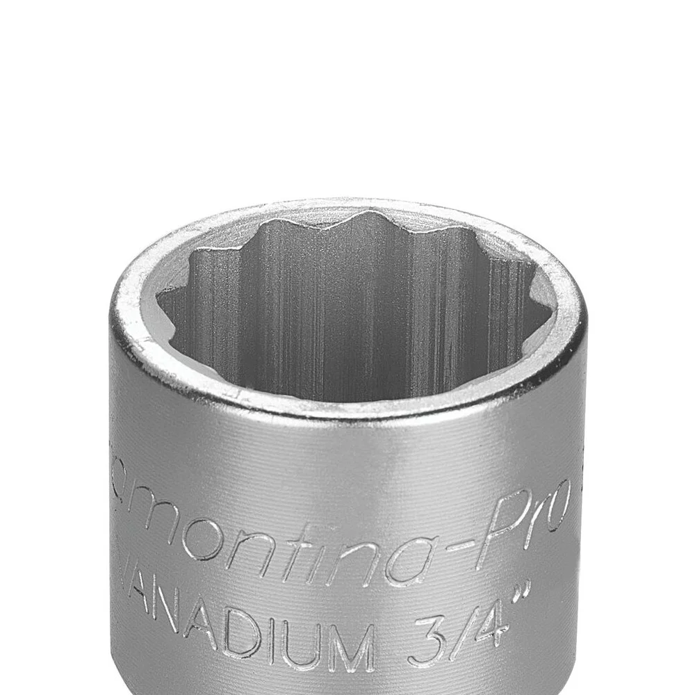 Soquete Estriado Encaixe 3/4" CRV 3/4X30MM Tramontina Pro 44853/130