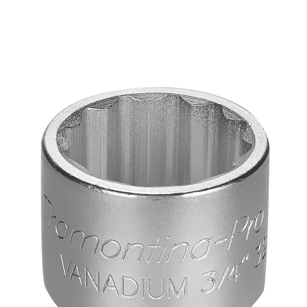 Soquete Estriado Encaixe 3/4" CRV 3/4X32MM Tramontina Pro 44853/132