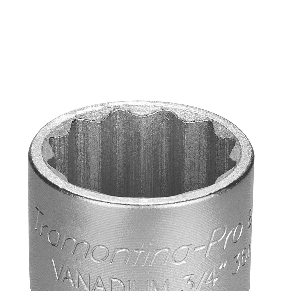 Soquete Estriado Encaixe 3/4" CRV 3/4X36MM Tramontina Pro 44853/136