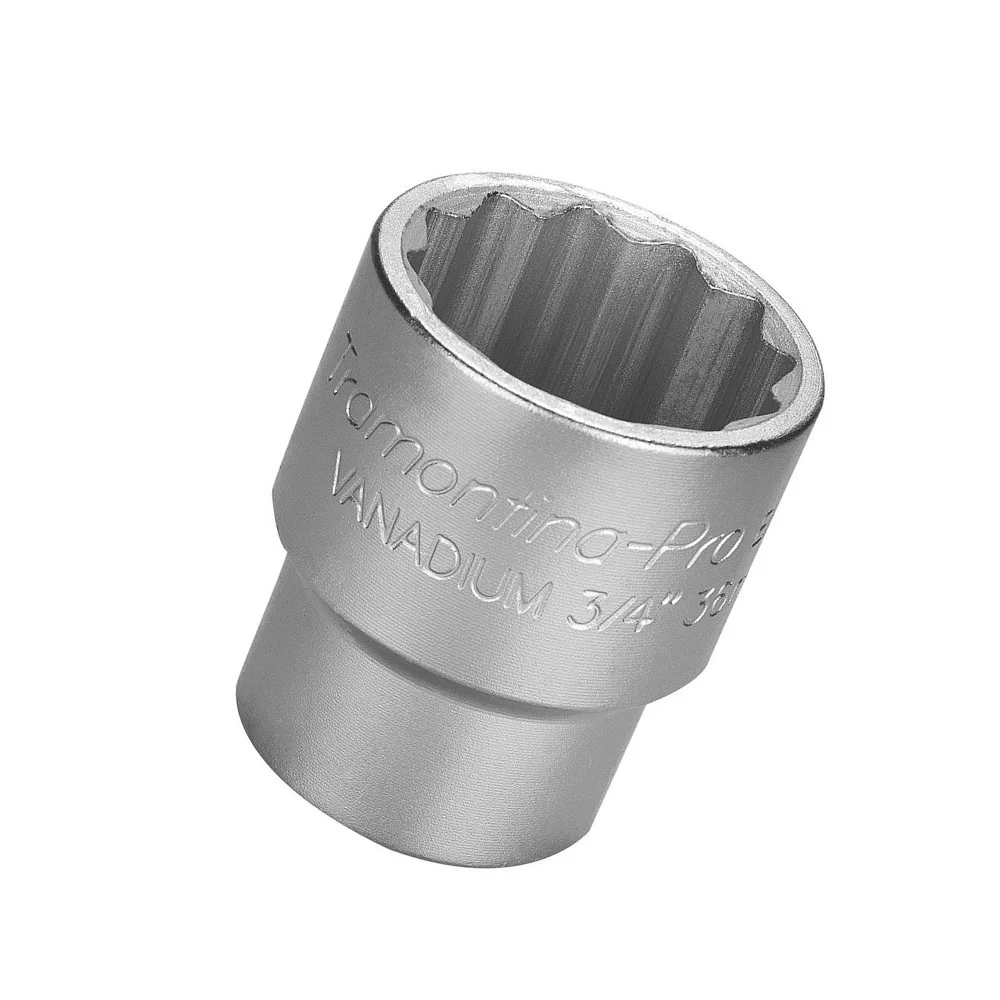 Soquete Estriado Encaixe 3/4" CRV 3/4X38MM Tramontina Pro 44853/138