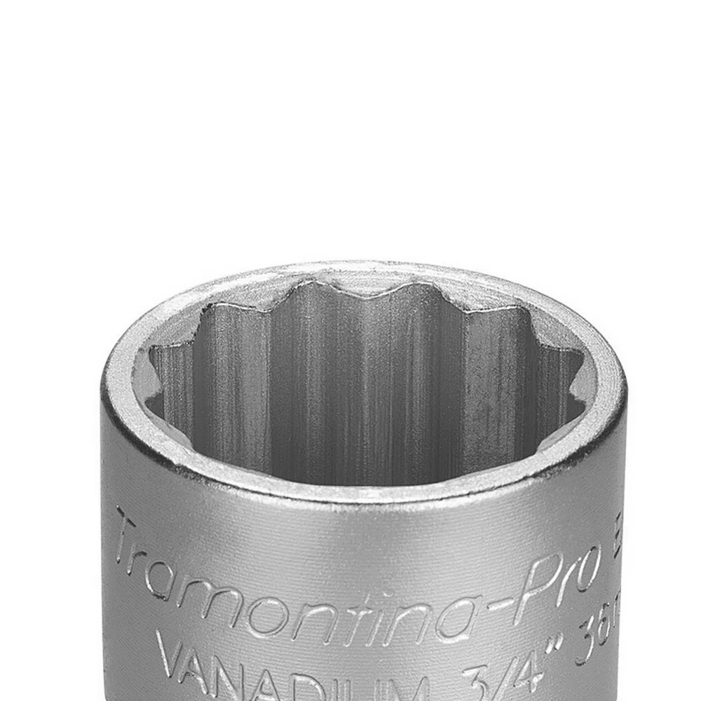Soquete Estriado Encaixe 3/4" CRV 3/4X41MM Tramontina Pro 44853/141