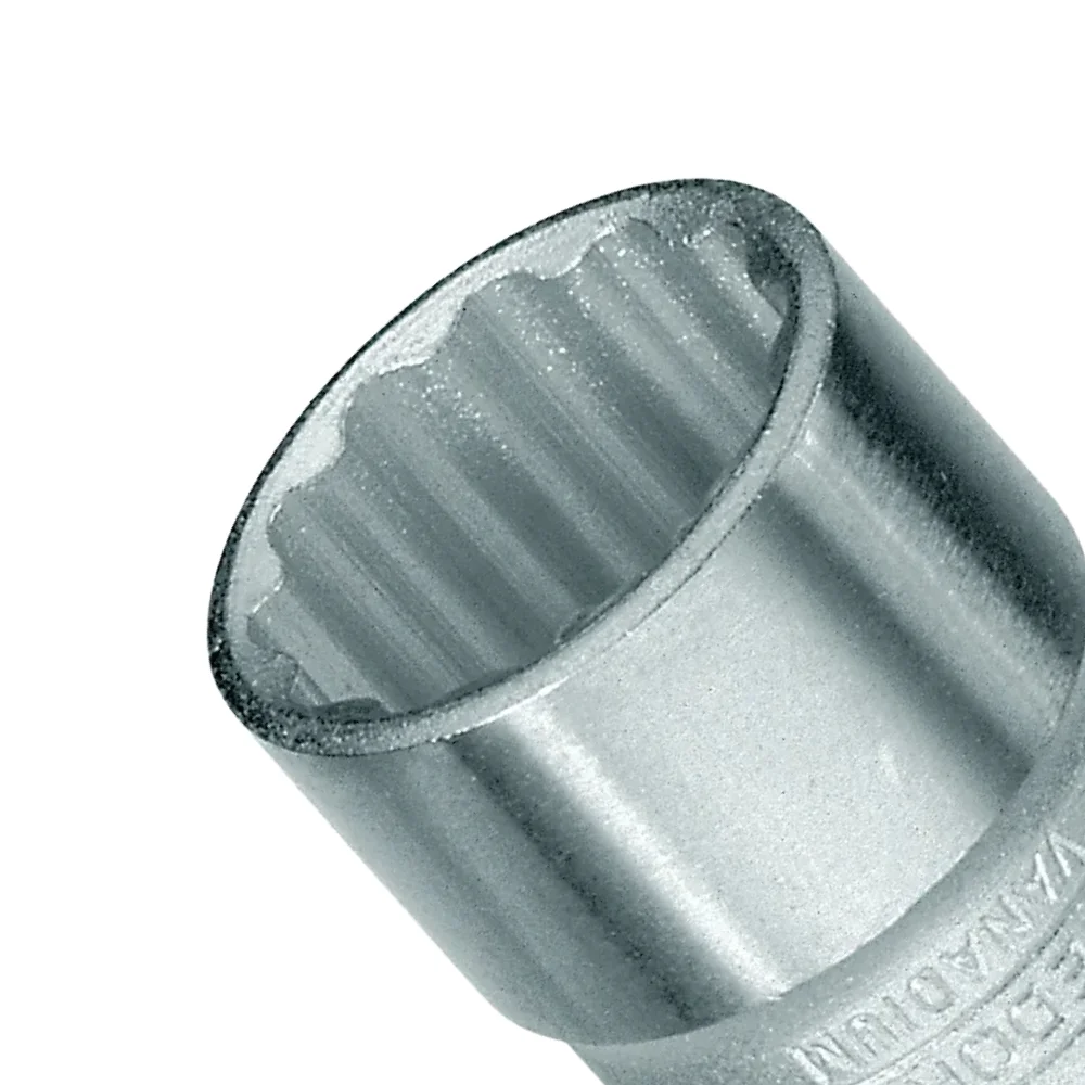 Soquete Estriado Encaixe 3/8" CRV 3/8X17MM Gedore D30