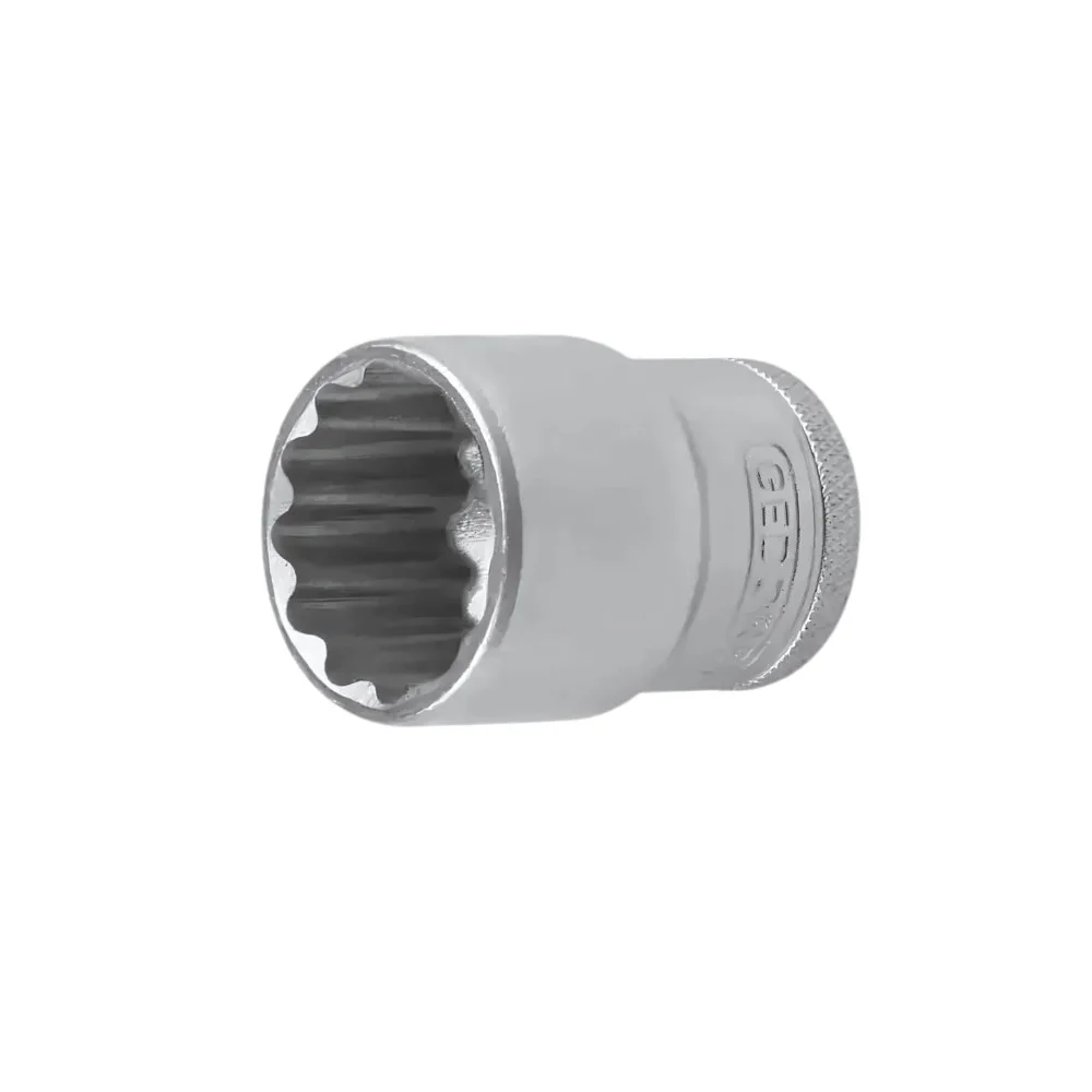 Soquete Estriado Encaixe 3/8" CRV 3/8X19MM Gedore D30