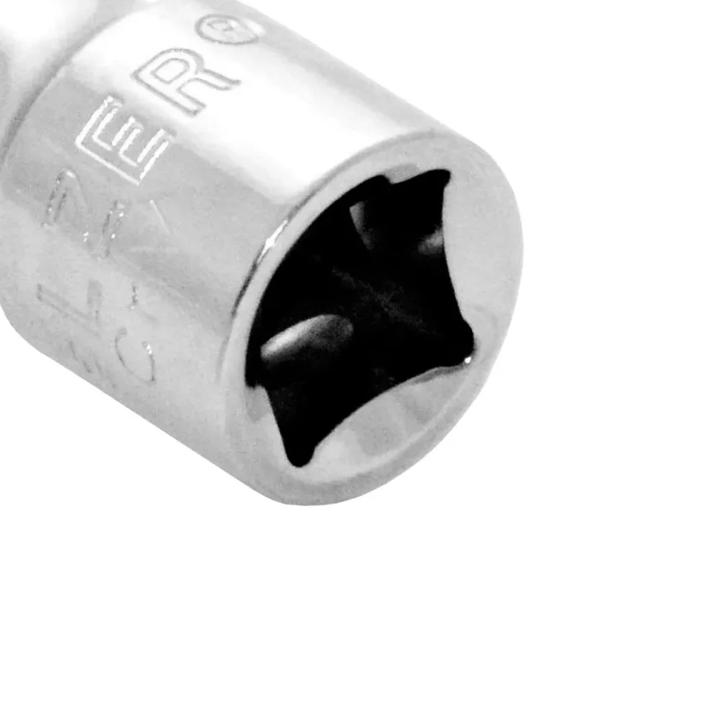 Soquete Estriado Encaixe 3/8" CRV 3/8X7/8" Belzer 203513BBR