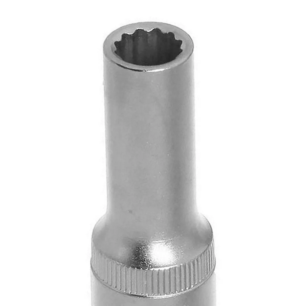Soquete Estriado Longo Encaixe 1/2" CRV 1/2X10MM Corneta 3310310