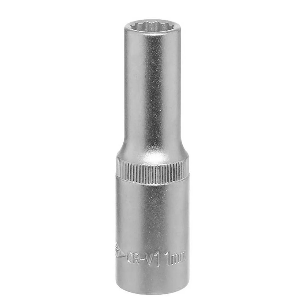 Soquete Estriado Longo Encaixe 1/2" CRV 1/2X11MM Corneta 3310311