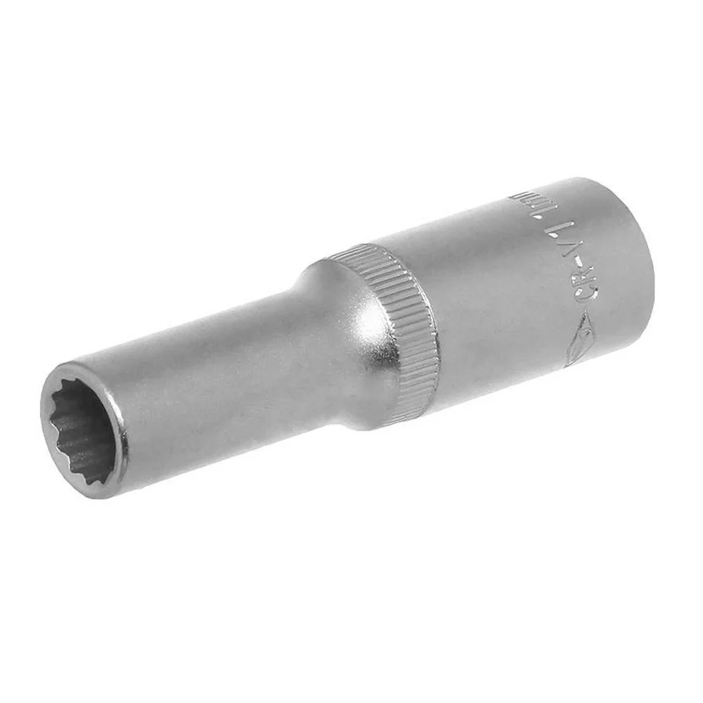 Soquete Estriado Longo Encaixe 1/2" CRV 1/2X11MM Corneta 3310311