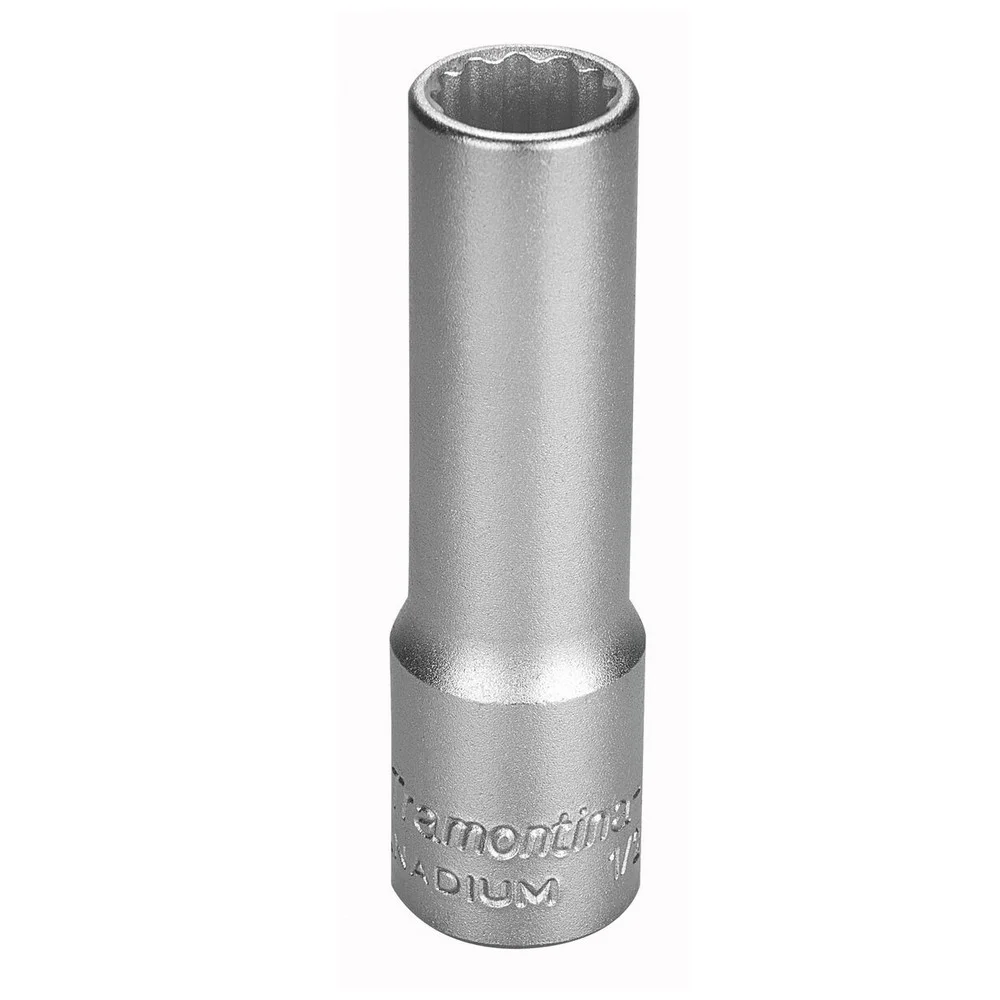 Soquete Estriado Longo Encaixe 1/2" CRV 1/2X1/2" Tramontina Pro 44830/103