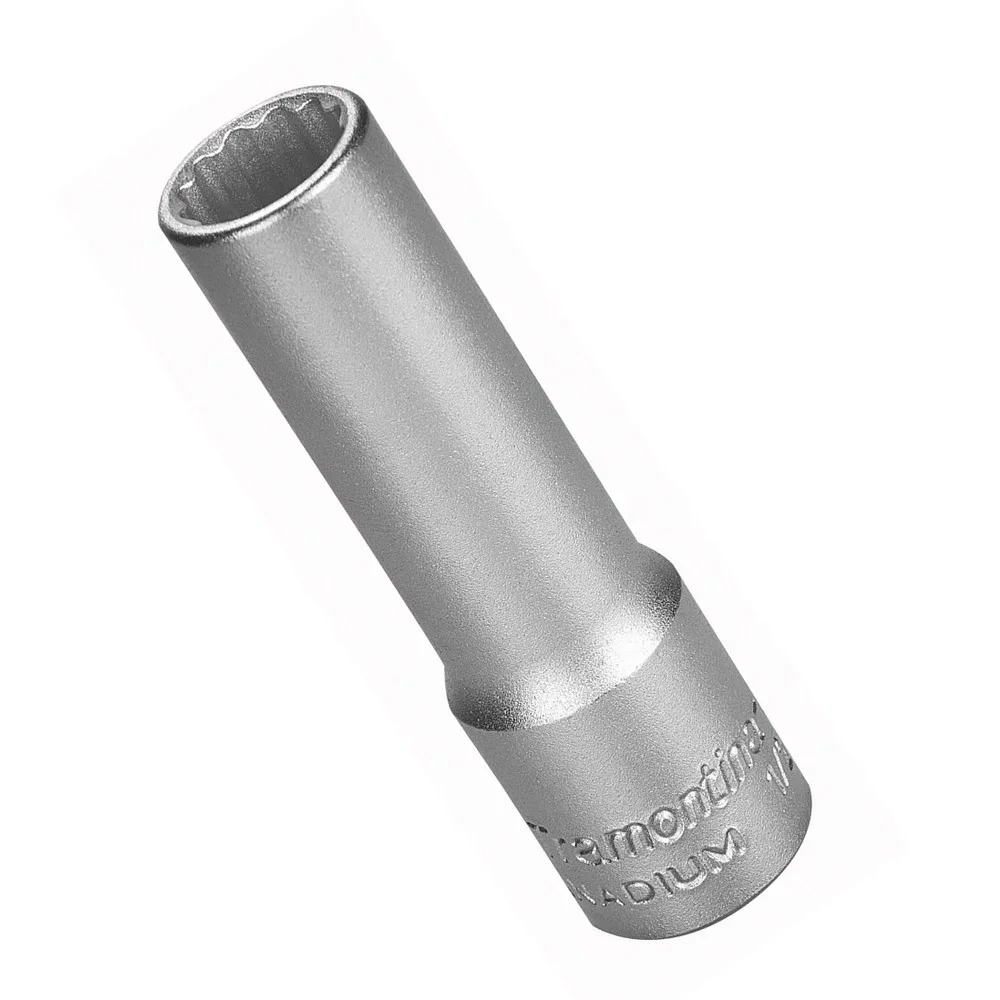 Soquete Estriado Longo Encaixe 1/2" CRV 1/2X1/2" Tramontina Pro 44830/103