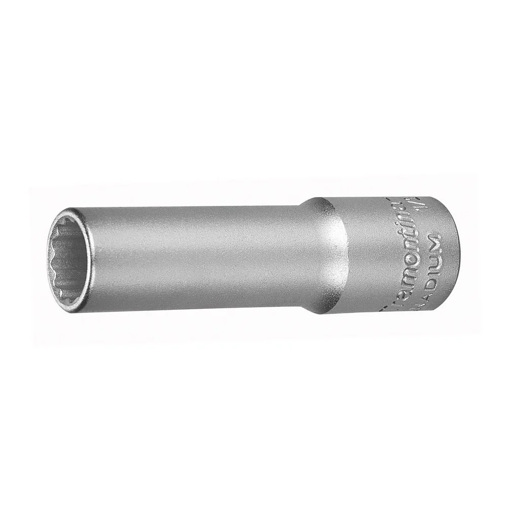 Soquete Estriado Longo Encaixe 1/2" CRV 1/2X1/2" Tramontina Pro 44830/103