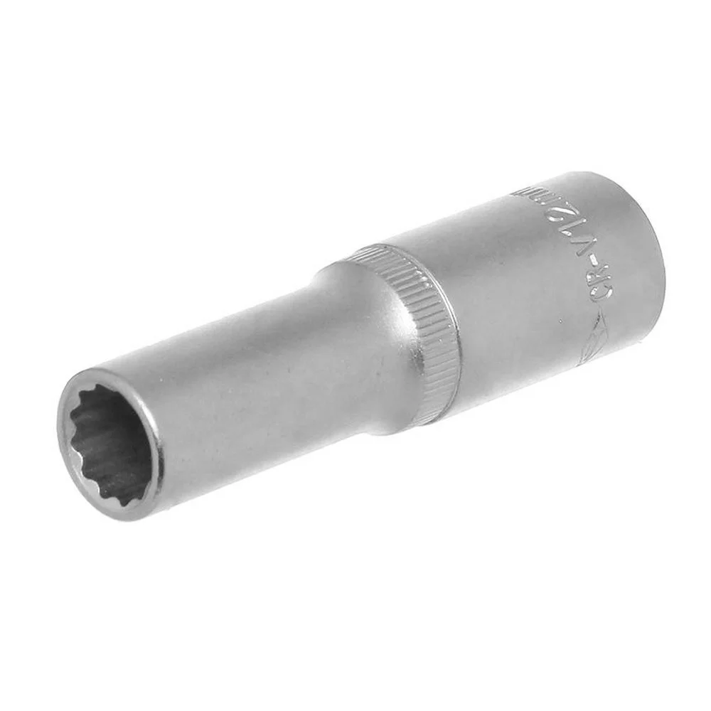 Soquete Estriado Longo Encaixe 1/2" CRV 1/2X12MM Corneta 3310312