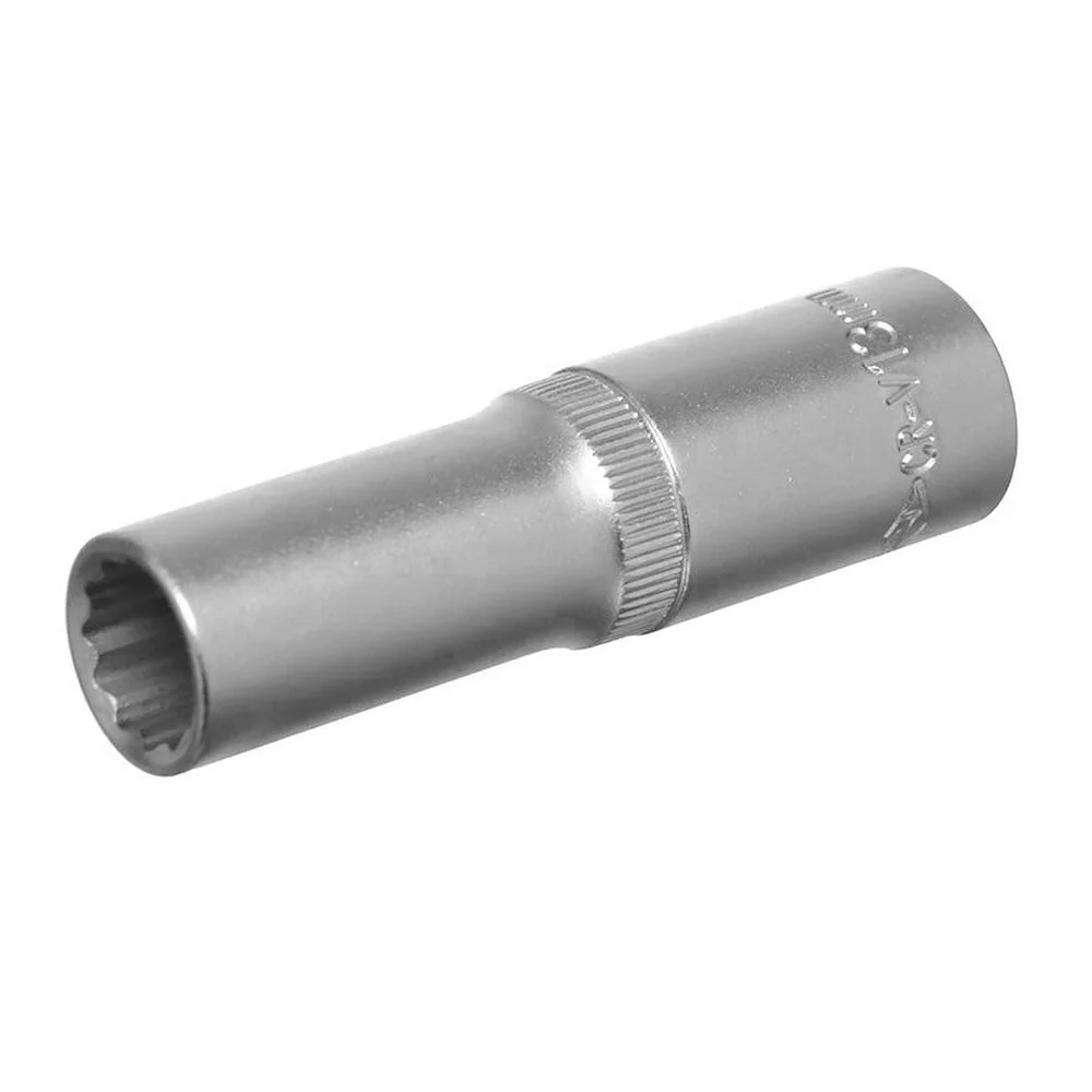 Soquete Estriado Longo Encaixe 1/2" CRV 1/2X13MM Corneta 3310313