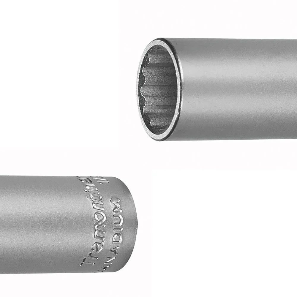 Soquete Estriado Longo Encaixe 1/2" CRV 1/2X17MM Tramontina Pro 44829/117
