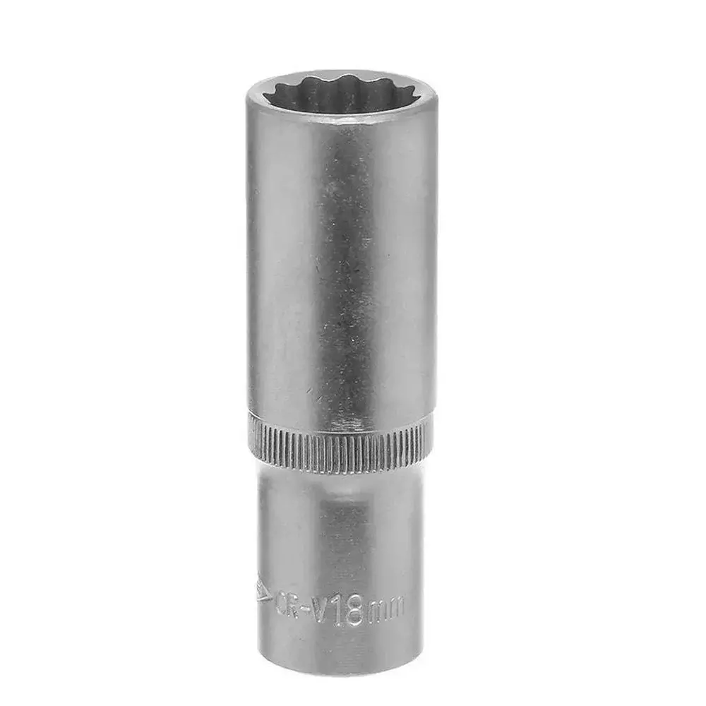 Soquete Estriado Longo Encaixe 1/2" CRV 1/2X18MM Corneta 3310318