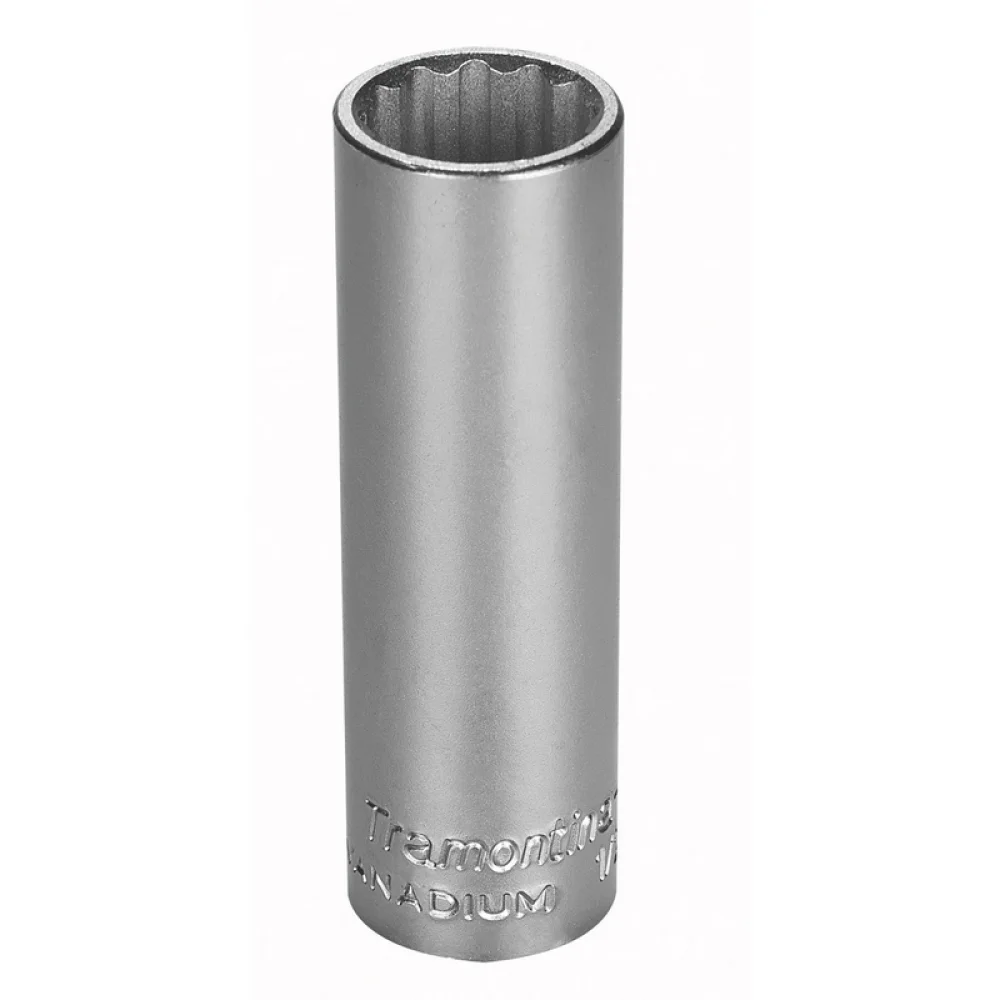 Soquete Estriado Longo Encaixe 1/2" CRV 1/2X19MM Tramontina Pro 44829/119