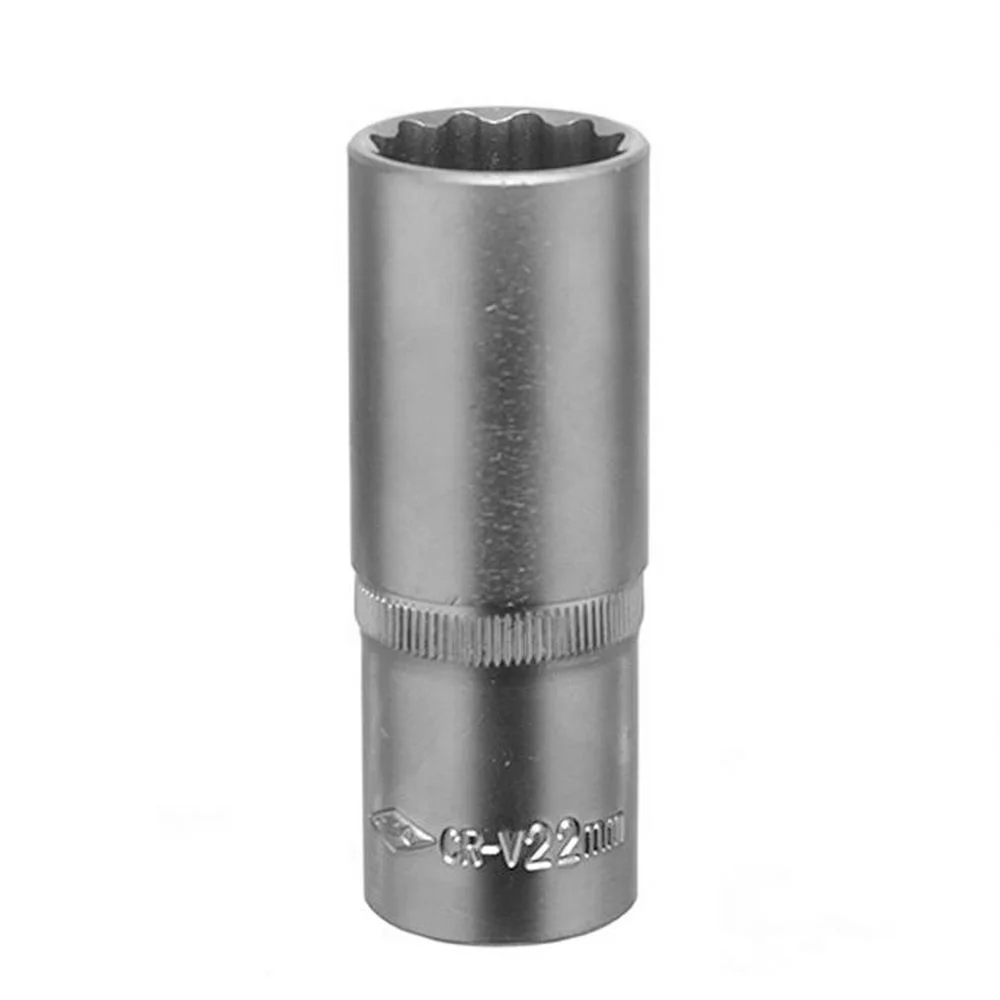 Soquete Estriado Longo Encaixe 1/2" CRV 1/2X22MM Corneta 3310322