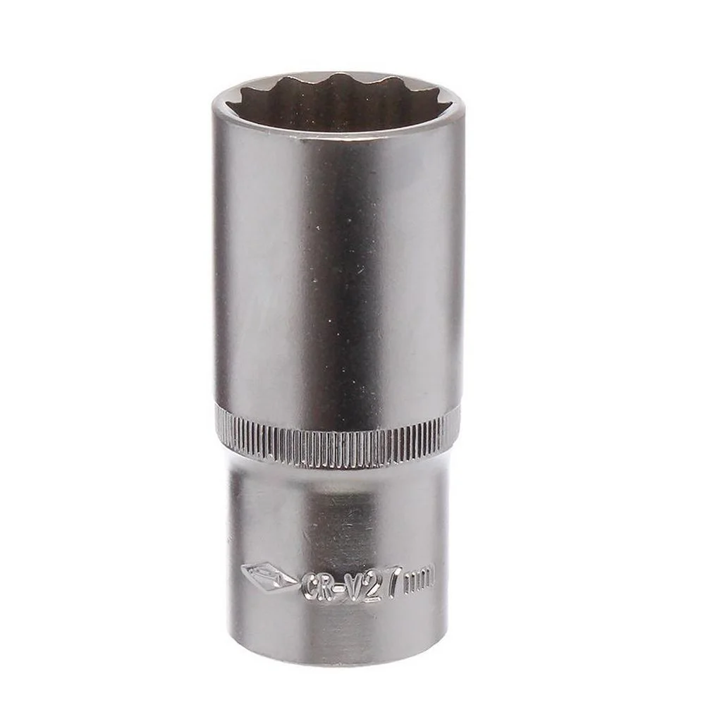Soquete Estriado Longo Encaixe 1/2" CRV 1/2X27MM Corneta 3310327