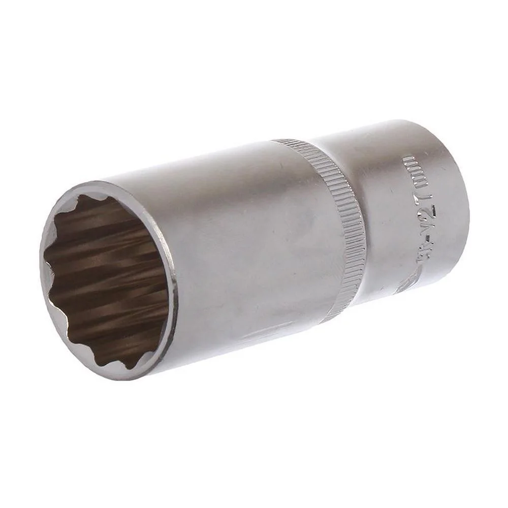 Soquete Estriado Longo Encaixe 1/2" CRV 1/2X27MM Corneta 3310327