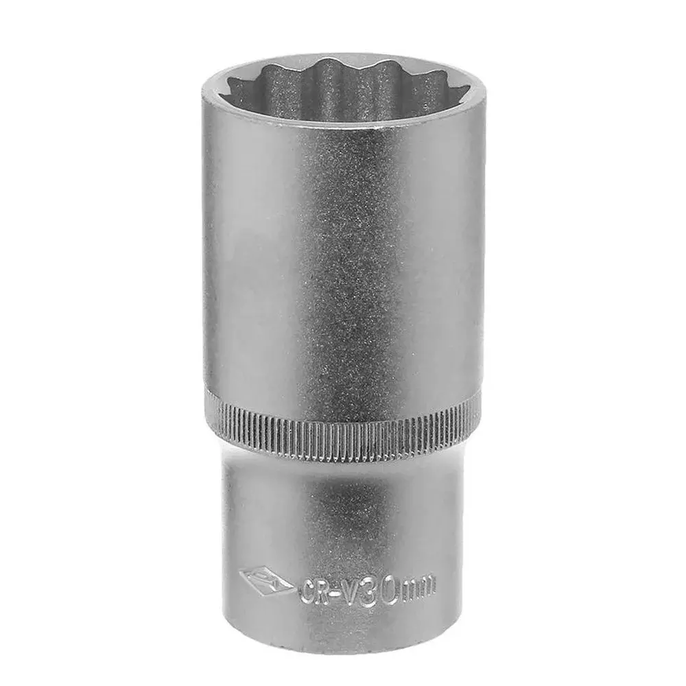 Soquete Estriado Longo Encaixe 1/2" CRV 1/2X30MM Corneta 3310330