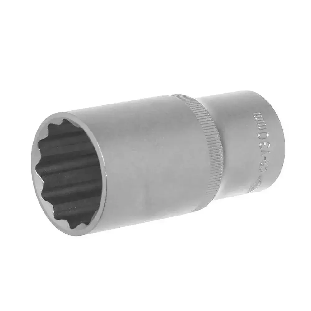 Soquete Estriado Longo Encaixe 1/2" CRV 1/2X30MM Corneta 3310330