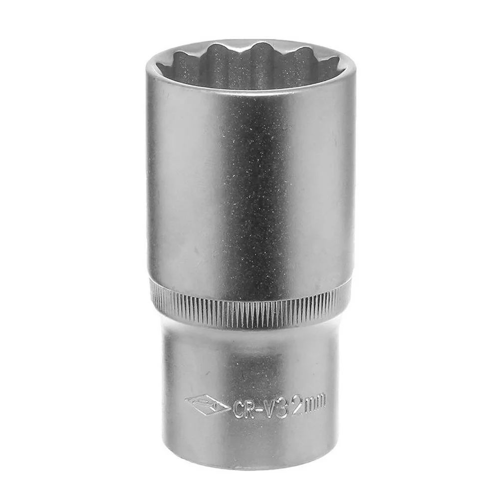 Soquete Estriado Longo Encaixe 1/2" CRV 1/2X32MM Corneta 3310332