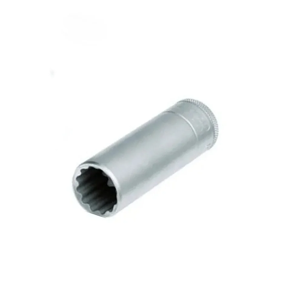 Soquete Estriado Longo Encaixe 1/2" CRV 1/2X7/16" Gedore D19L