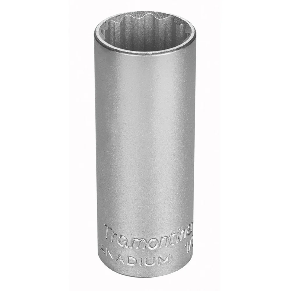 Soquete Estriado Longo Encaixe 1/2" CRV 1/2X27MM Tramontina Pro 44829/127