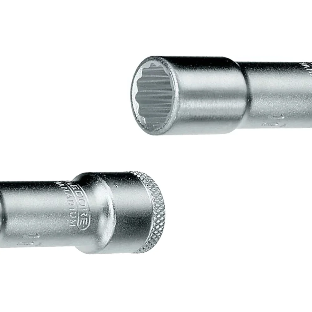 Soquete Estriado Longo Encaixe 3/8" CRV 3/8X10MM Gedore D30